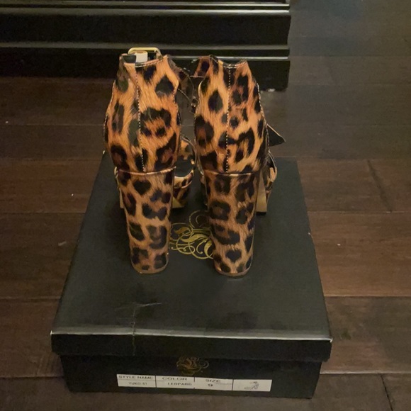 Leopard platform heels - Picture 2 of 2